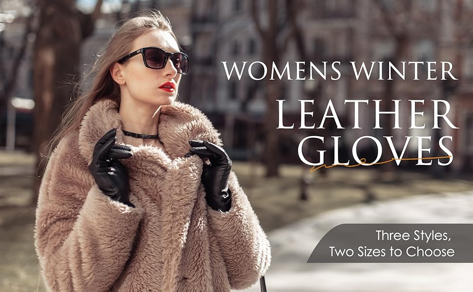 leather gloves for women