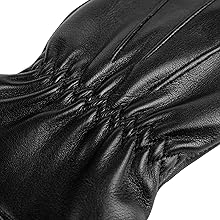 leather gloves