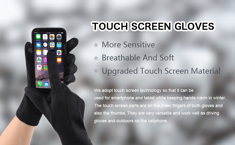 TOUCH SCREEN GLOVES