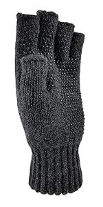 mens fingerless glove