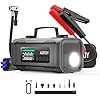 Portable Car Jump Starter with Air Compressor,6-in-1 2500A Car Battery Charger Power Jumper Starter Pack(All Gas/8.0L Diesel),150PSI Tire Inflator,Air Pump for Inflation/Deflation,LED Emergency Light