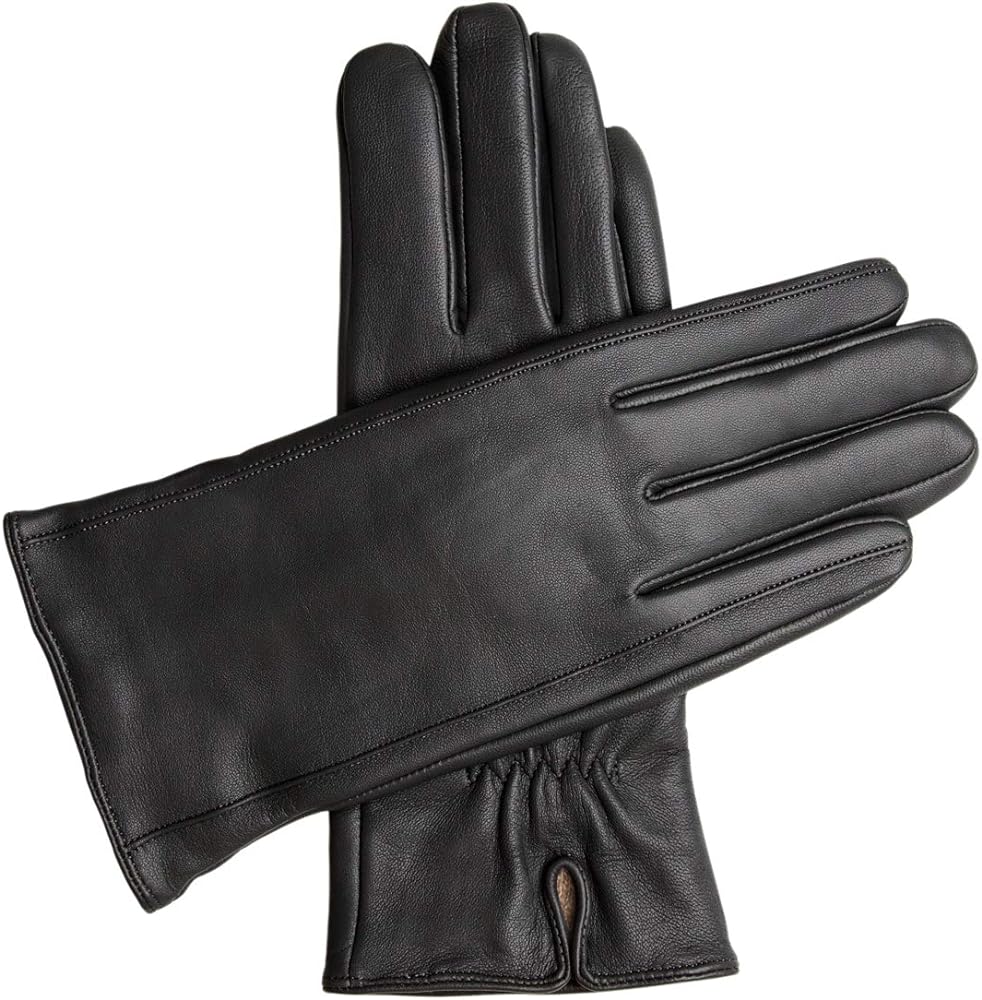 Downholme Classic Leather Cashmere Lined Gloves for Women