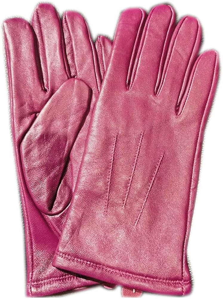 Winter Leather Gloves for Women, Cashmere Lined Touchscreen Gloves for Texting, Premium Soft Sheepskin Warm Glove