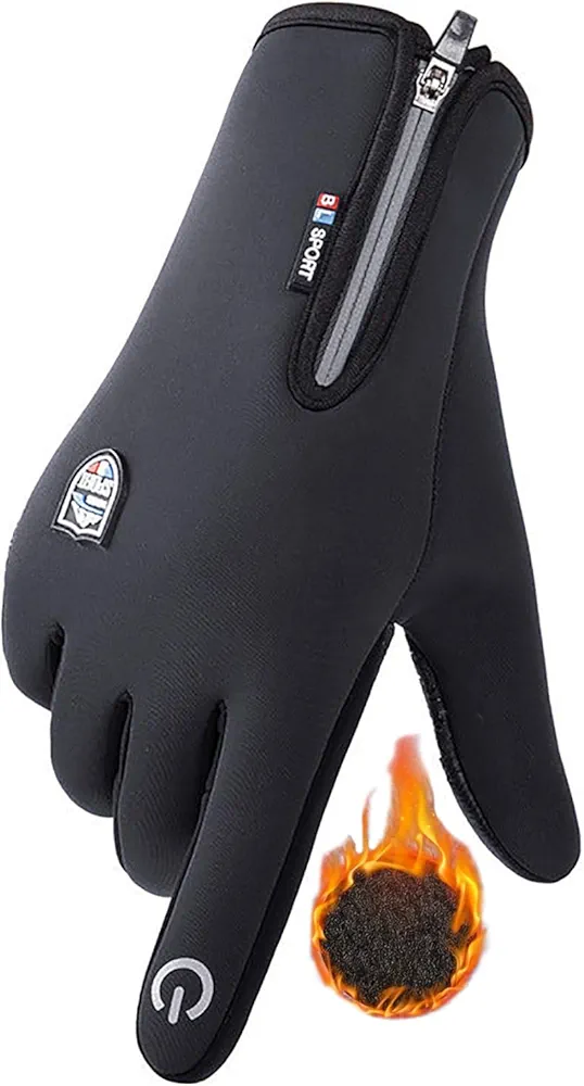 Dazzlesport Outdoor Sports Heated Gloves, Dazzle Sport Winter Gloves Short Plus Velvet Windproof Waterproof Thermal