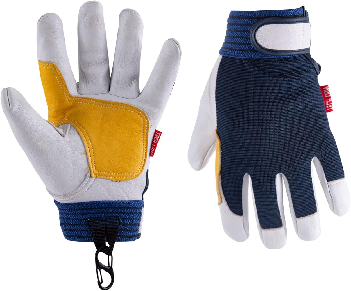 Sheepskin Work Gloves，TouchScreen Light Duty ， Breathable Garden Gloves