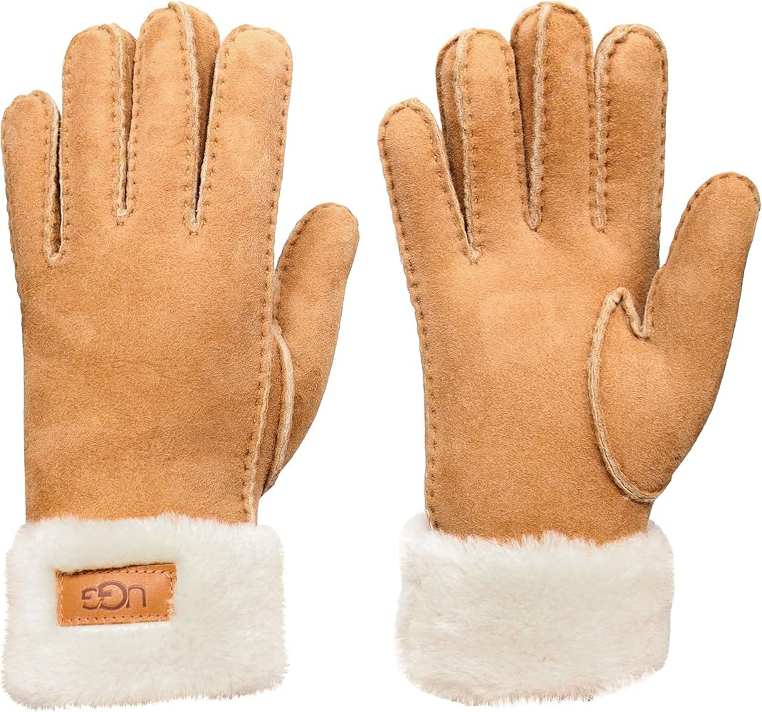 UGG womens Turn Cuff Water Resistant Sheepskin Gloves