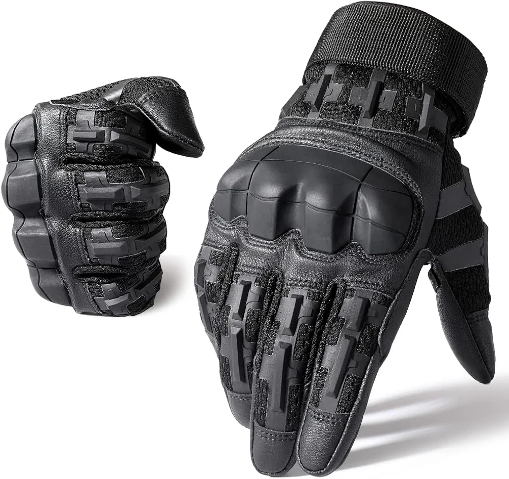 AXBXCX Tactical Gloves for Men - Protection, Flexible, Durable, Touchscreen Capable & Perfect for Outdoor Activities!