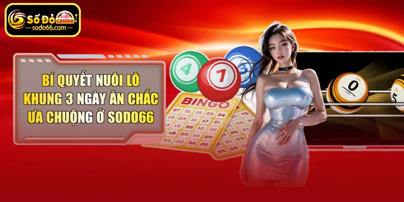 Bí kíp nuôi lô khung 3 ngày ăn chắc ưu chuộng ở Sodo66
